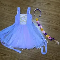 ラプンツェル ドレス♡カチューシャ セット