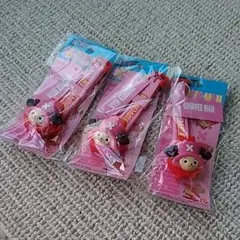ジャンク3個セット　ワンピース　チョッパー　ピンク　動作未確認　未使用品