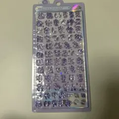BONBON DROPシール ひらがな パープル