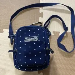 Coleman ショルダーバッグ ドット柄 コンパクト　美品