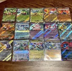 ポケカ 15枚 RR ex 古代 テラスタル まとめ売り (絵柄被りなし)