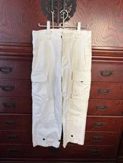 OUTIL ウティ フレンチワーク綿麻カーゴパンツ