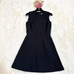 希少☆レッドヴァレンティノ スカラップ ワンピース ブラック