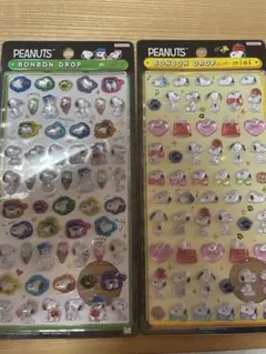 PEANUTS BONBON DROP ミニシール 2シート　スヌーピー