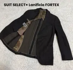 スーツセレクト　FORTEX テーラードジャケット　イタリア　ヘリンボーンのサムネイル