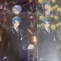 ツイステカフェ ランチョンマット オクタヴィネル ジェイド  フロイド