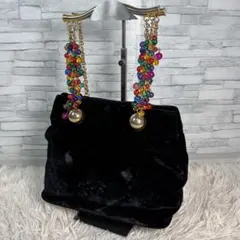 希少　Gianni Versace Couture ベルベットハンドバッグ