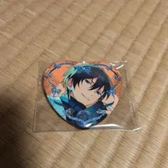 あんスタ　ラメキラハート缶バッジ　氷鷹北斗
