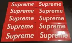 Supreme box logo 赤ステッカー10枚セット