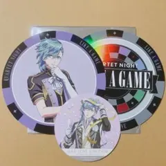 うたプリ 美風藍 LIKE A GAME ポストカード アニカフェ コースター