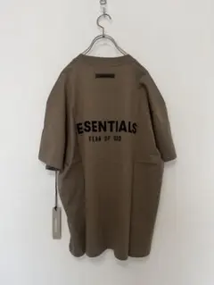 未使用☆エッセンシャルズブラウン オーバーサイズTシャツ☆ ESSENTIALS