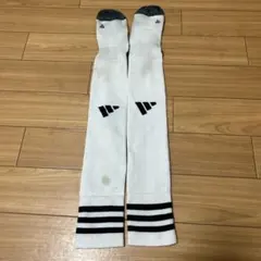 adidas サッカーソックス ホワイト MDサイズ 左右別設計のサムネイル
