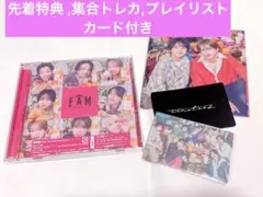 timelesz FAM 通常盤 CD 2枚組 集合トレカ付き