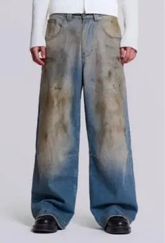 MICHINNYON denim pants baggy vintage - メルカリ