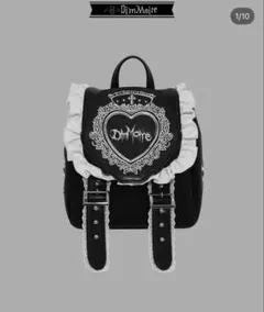 Dimmoire heartcore フリルミニリュック Black&White 2026年最新】DimMoireの人気アイテム - メルカリ