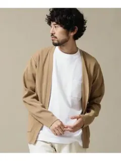 nano universe SOLOTEX ハーフミラノ ニットカーディガン S