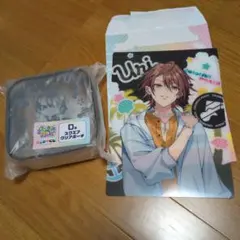 カラフルピーチ　からぴち夏休み　エニマイくじ下敷きスクエアクリアポーチセットうり