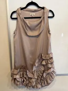 Chloé ベージュ フリルドレス EUR 36のサムネイル