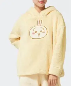 GU×ちいかわ ルームウェア クリーム色 長袖 うさぎ M