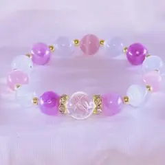 ☪️ミスティック⭐️ブレスレット✡️魔法♍精霊♋クリスタル❄虹色 