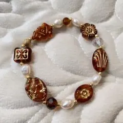 バロックビーズ　ブレスレット