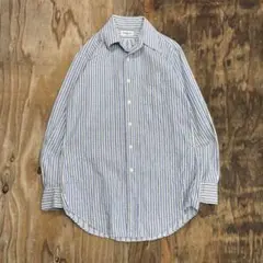90s GANT ストライプシャツ ジャガード ブルー vintageのサムネイル