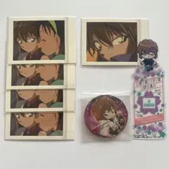 名探偵コナン 灰原哀 缶バッジ ぱしゃこれ 等7点セット