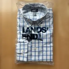 LANDS' END スーピマコットン 長袖シャツ
