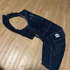 Lee ダークブルー わんわんオーバーオール　Lサイズ