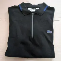 LACOSTE ブラック ポロシャツ