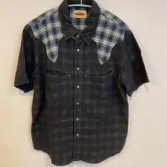ウエスタンシャツ　チェック