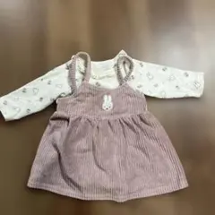 ミッフィー　ロンパース　スカート　70