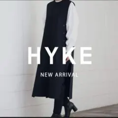 1 HYKE 26SS LINEN MAXI DRESS ハイク ワンピース 黒 - メルカリ
