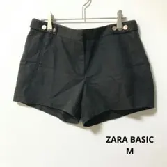 ZARA BASIC ショートパンツ 黒 M レディース シンプル　カジュアル