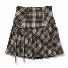 andmary High waist check pants M black - メルカリ