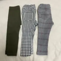 レギンスパンツ 3枚セット 90