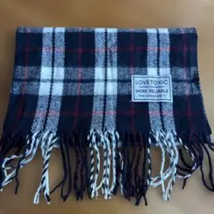 LOVETOXIC チェック柄マフラー