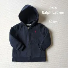 【ポロ・ラルフ・ローレン】 パーカー ネイビー　80cm