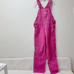 ラギッドブルー サロペット ストレート 無地 ゆったり 桃 お出かけ キャンプのサムネイル