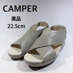 美品〉CAMPER カンペール【24cm】TASHA プラットフォームサンダル