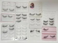 半端品　使用済み品　処分 ダイソーつけまつげ　まとめ売り