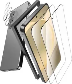 ガラスフィルム Galaxy S24 用 保護フィルム 2枚 + カメラ2枚