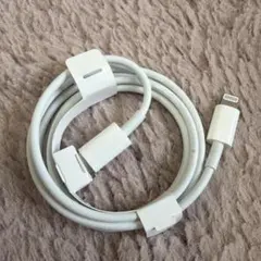 Apple純正品　Lightning-Cタイプ　ケーブル ホワイト