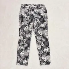 【ユニクロ】レディース ボタニカル柄 ストレッチパンツ 総柄 M ストレッチのサムネイル