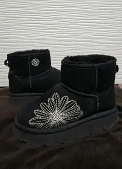 マルディメクルディブラック ムートンブーツ