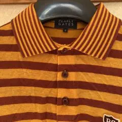 PEARLY GATES ストライプポロシャツ サイズ4 used品