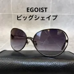 【Y2K】EGOIST サングラス ビッグシェイプ グラデーション ロゴ 美品のサムネイル