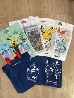 ポケットモンスター 初代 ランチクロス・お弁当袋・コップ袋 3点他