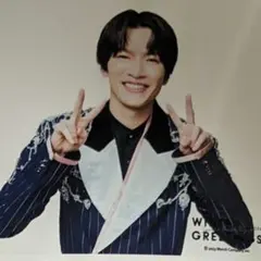 深澤辰哉 Greetingうちわ ましかくフォト 公式写真SnowMan