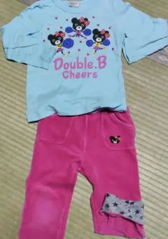 ※ミキハウス ダブルB 長袖&パンツ 2点セット 110cm